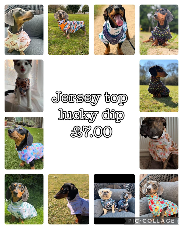 Lucky dip jersey top