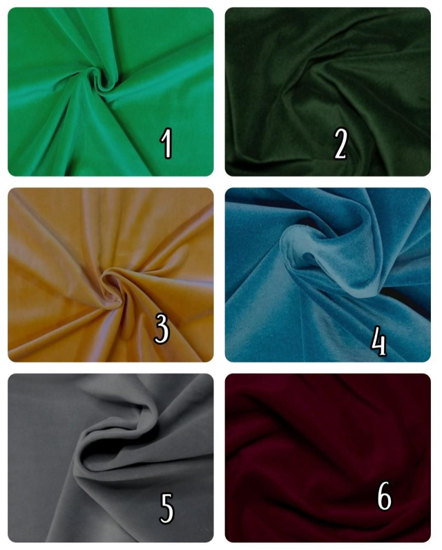 Velvet sailor bows