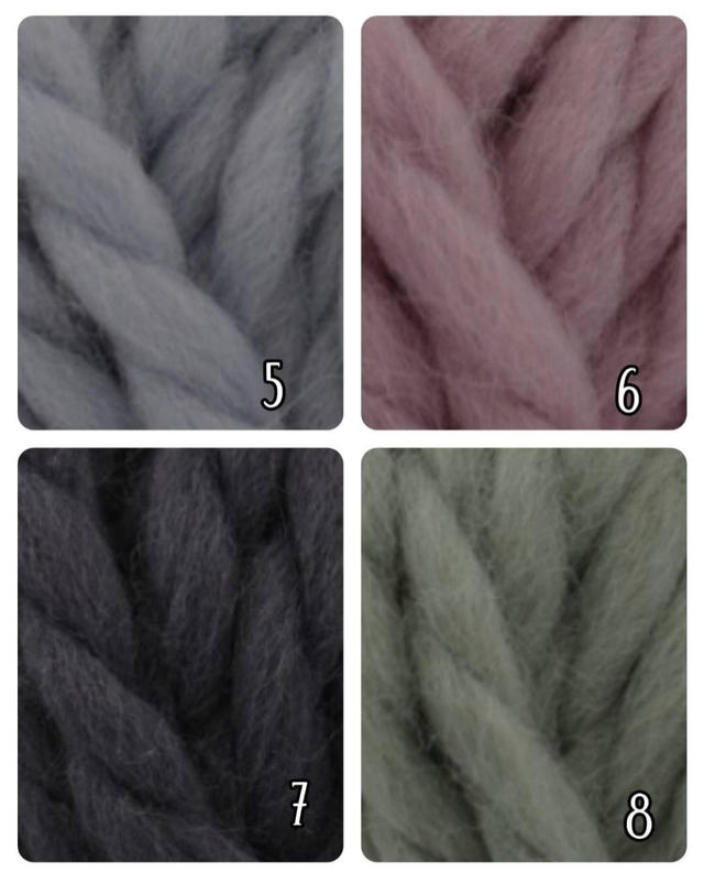 Pastel chunky knit snood