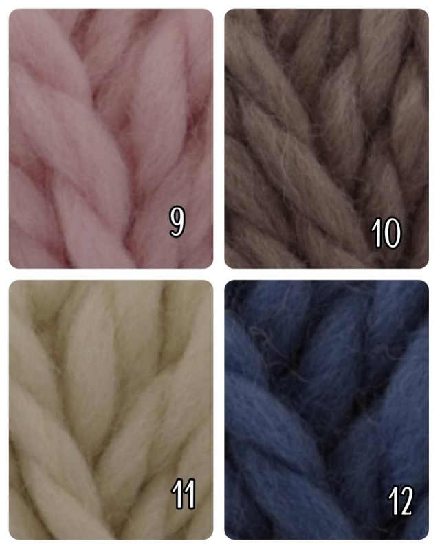 Pastel chunky knit snood