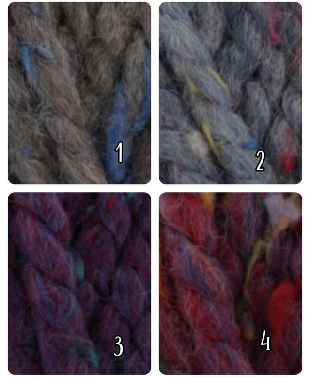 Rustic chunky knit snood