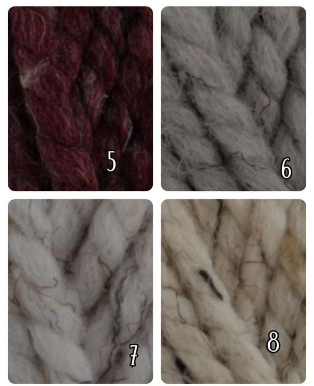 Rustic chunky knit snood