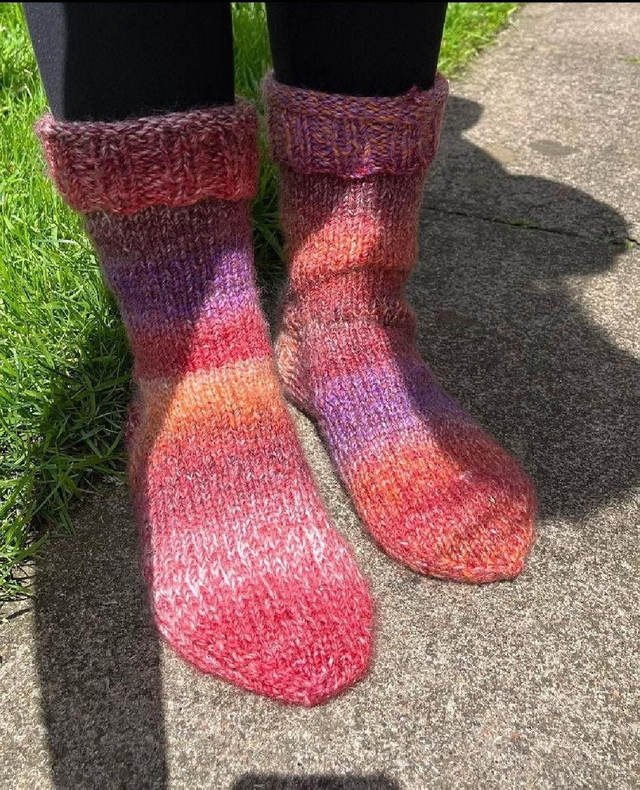 Knitted socks
