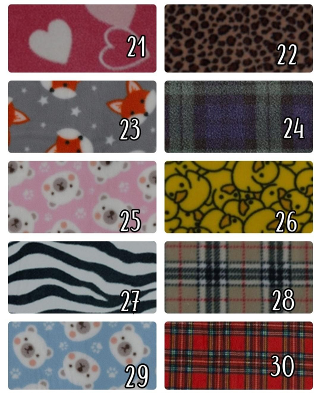 Patterned fleece jumper