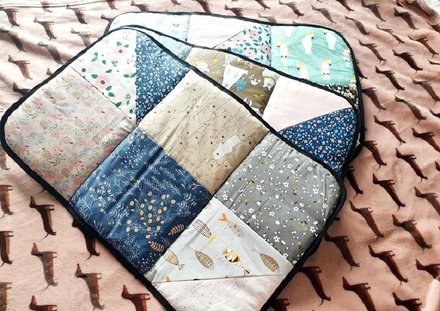 Handmade Patchwork Dog Mat