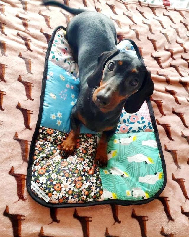 Handmade Patchwork Dog Mat