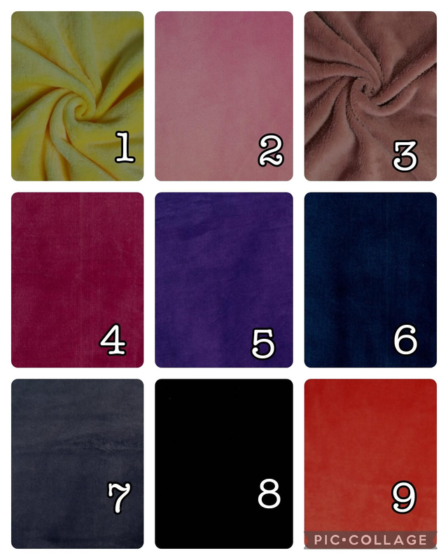 Personalised embroidered cuddle fleece blanket