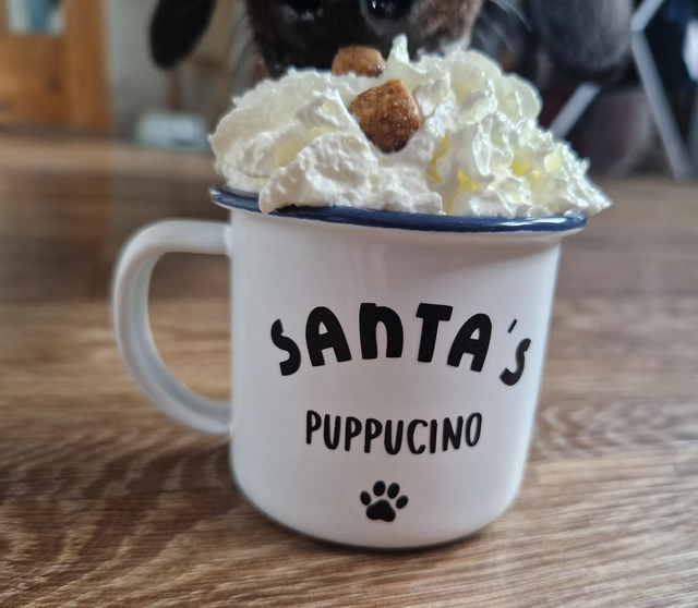 Personalised puppucino cup