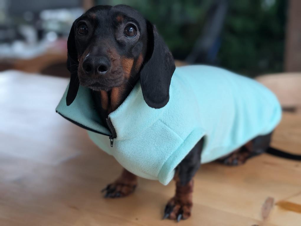 Quarter zip fleece jumper