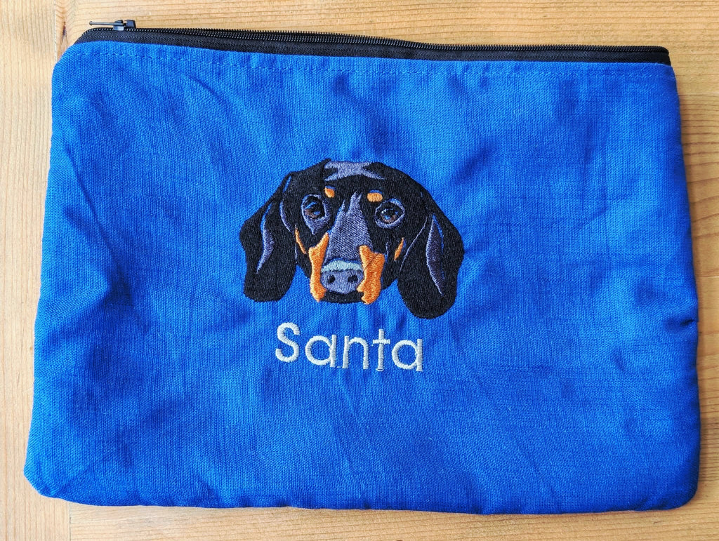 Personalised zip pouch