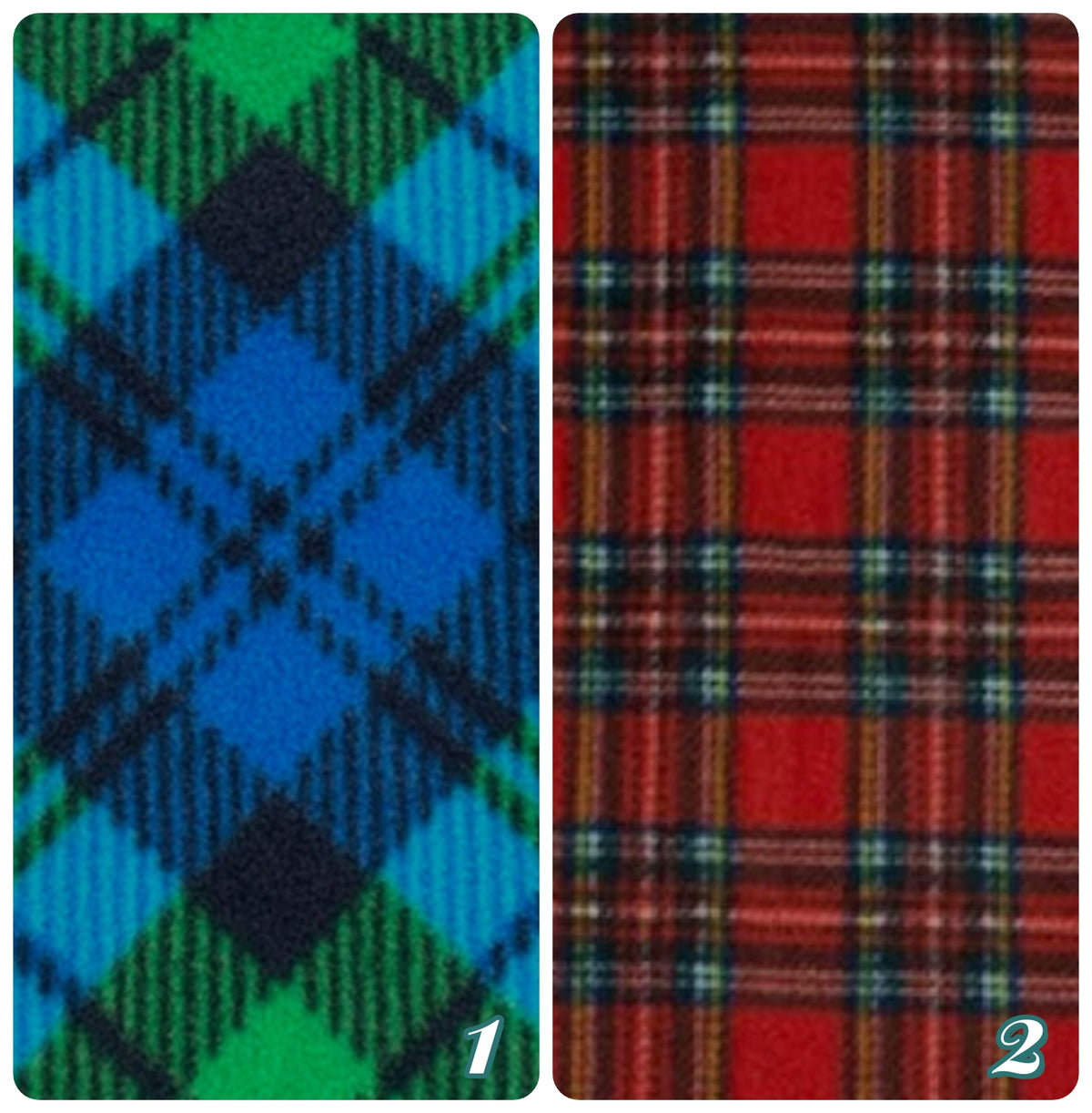 Christmas tartan onesie