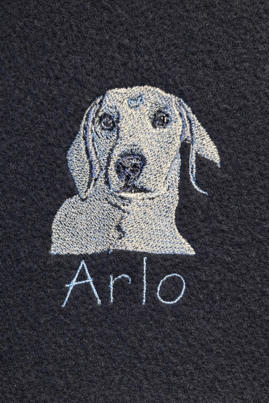Personalised fleece jumper