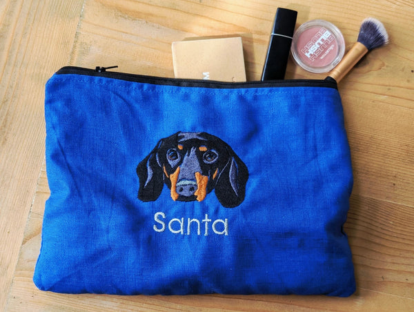 Personalised zip pouch
