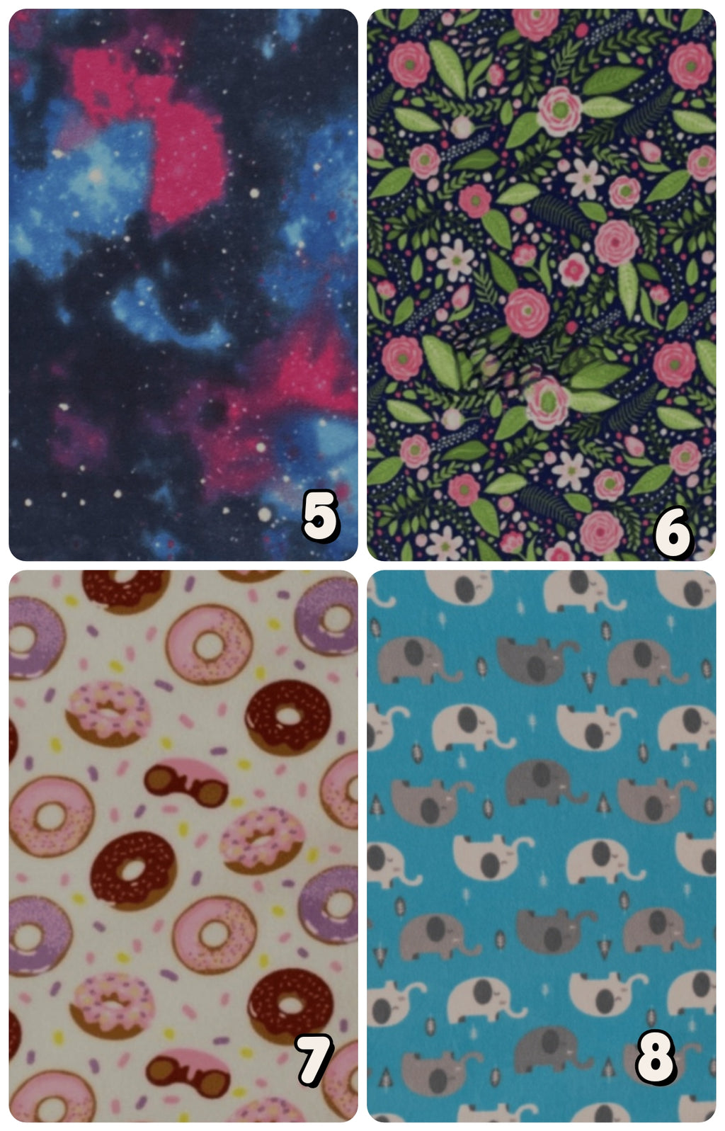 Pattern fleece snood