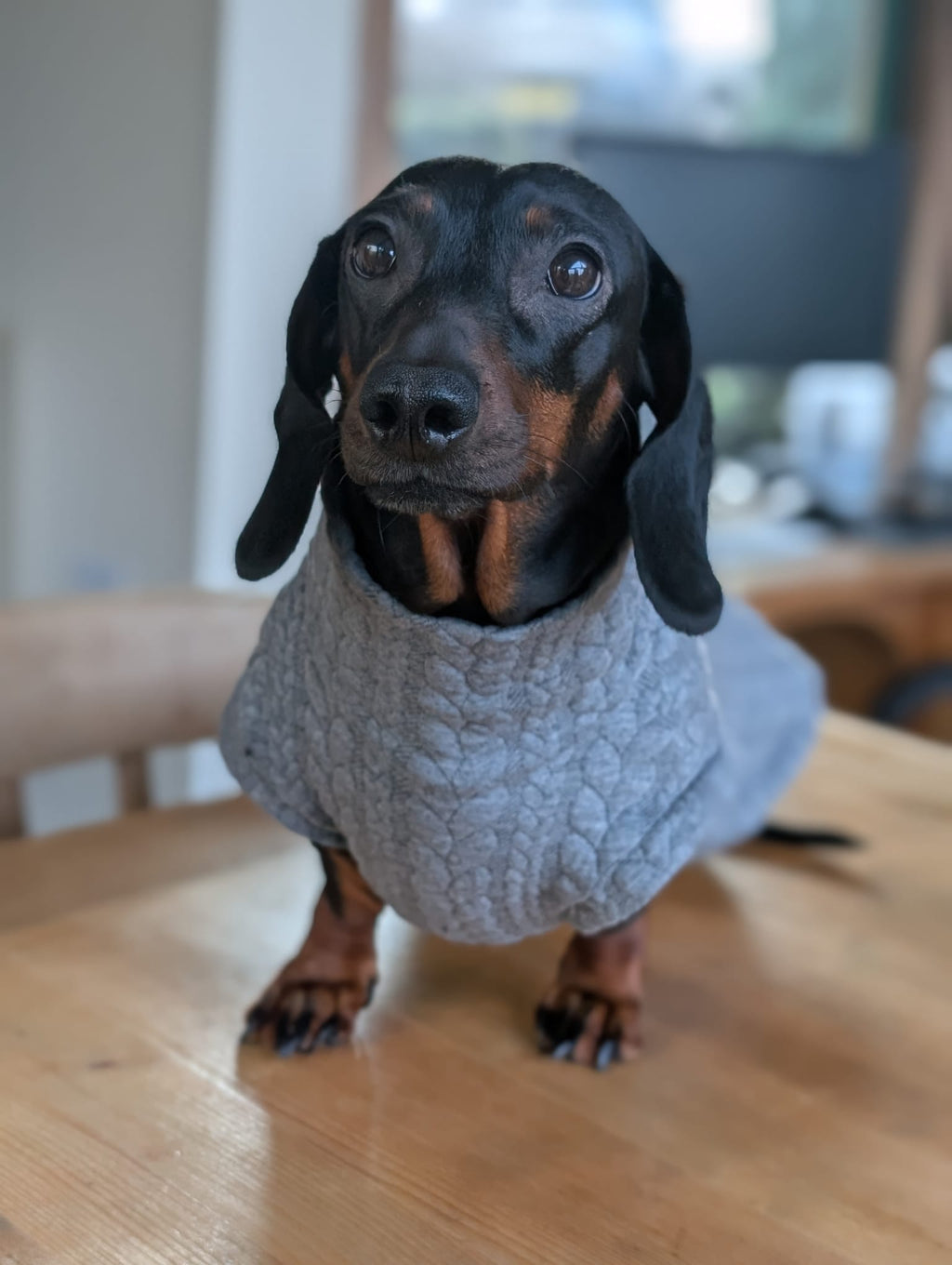 Cable knit jumper