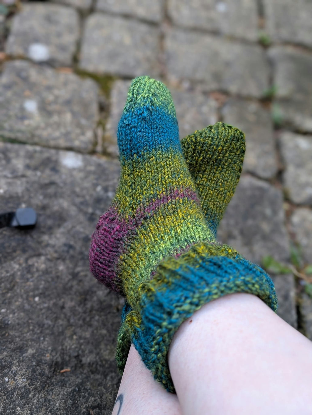 Knitted socks