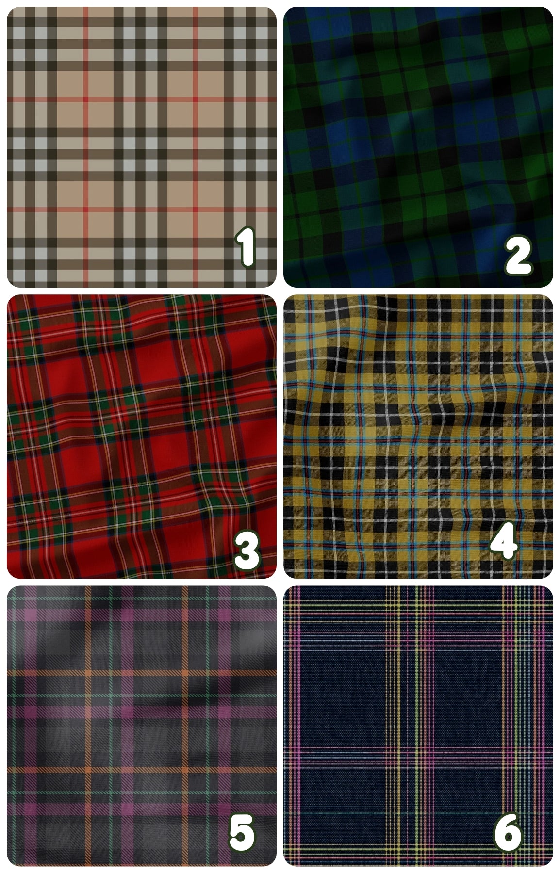 Tartan eco fleece collection