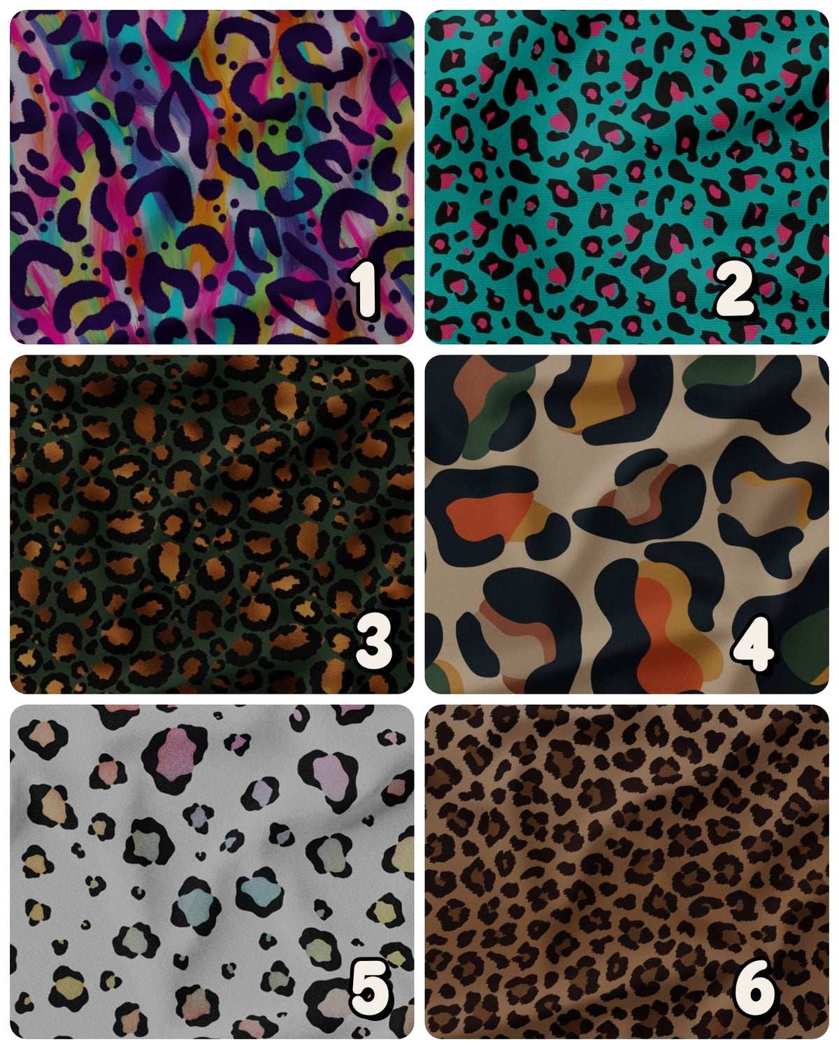 Leopard collection eco fleece jumper
