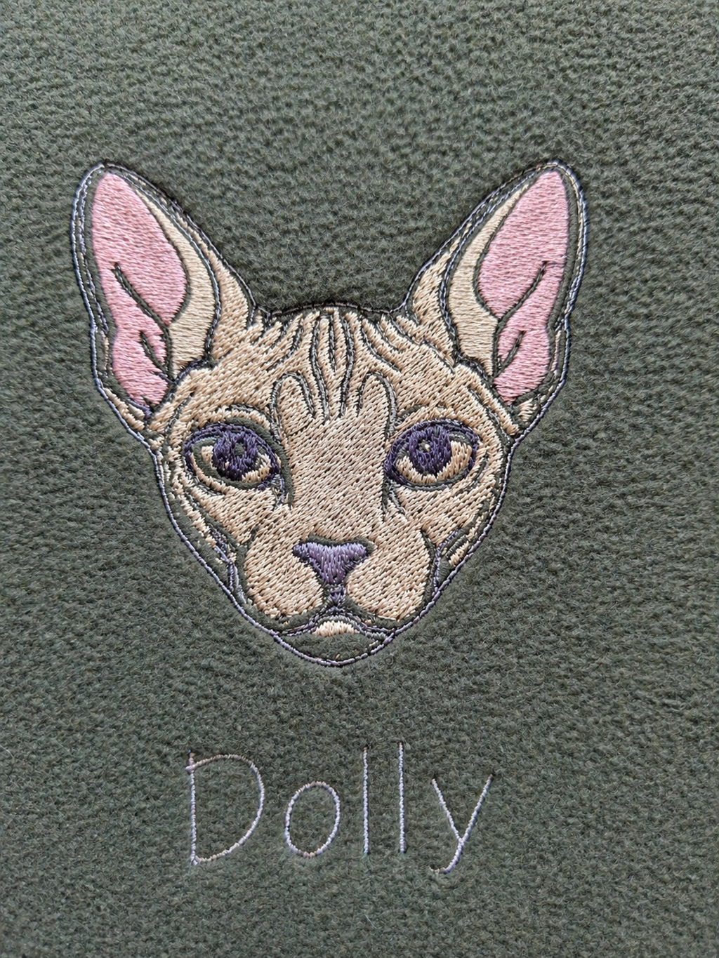 Personalised fleece jumper