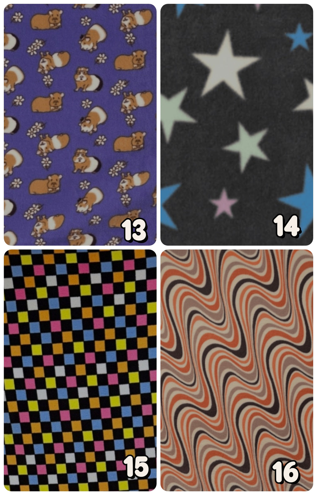 Pattern fleece snood