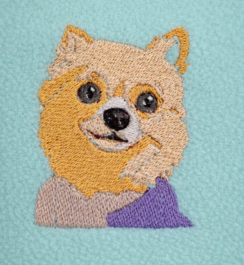 Personalised fleece jumper