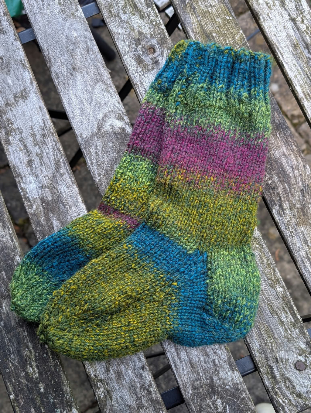 Knitted socks
