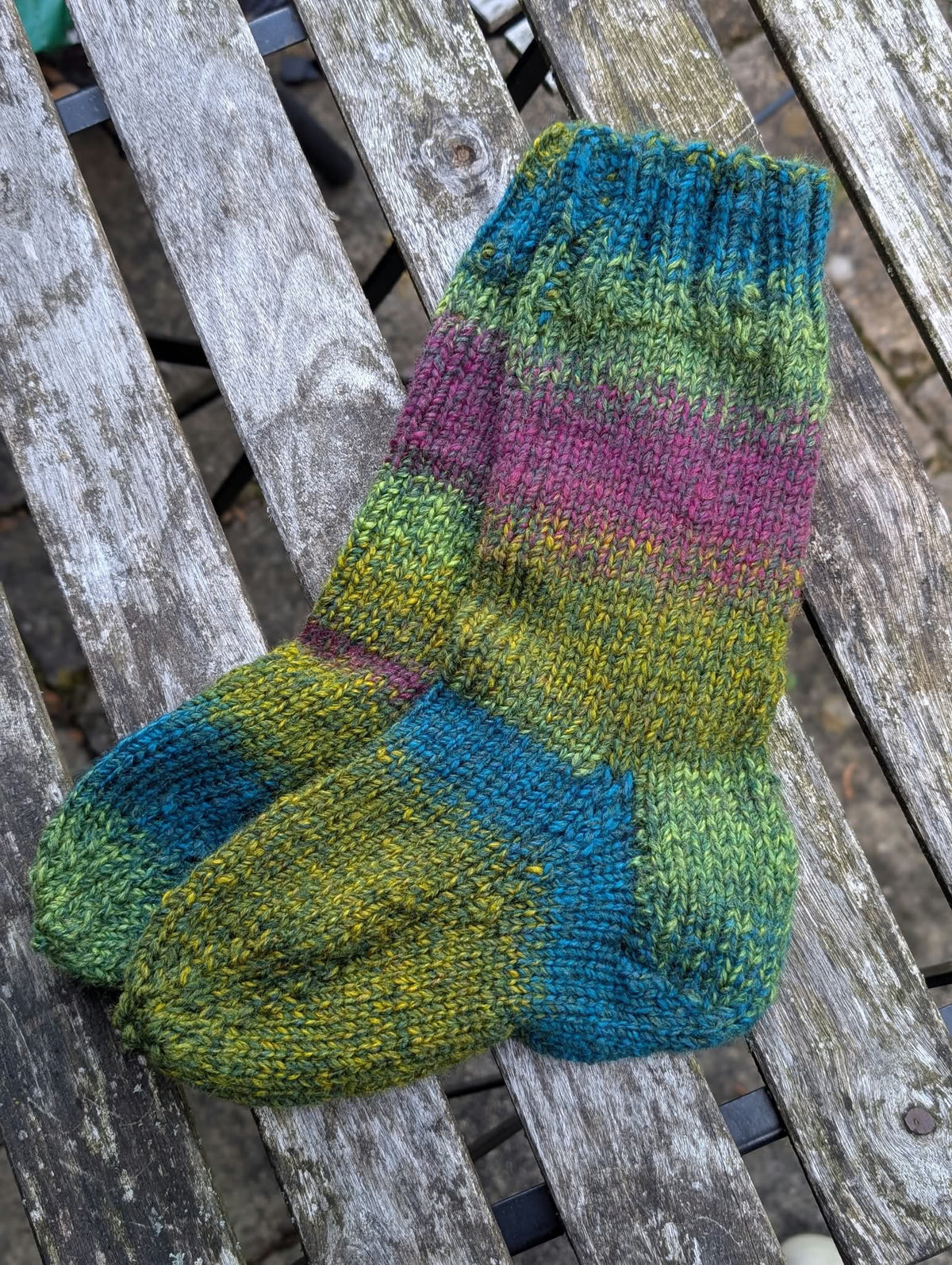 Knitted socks