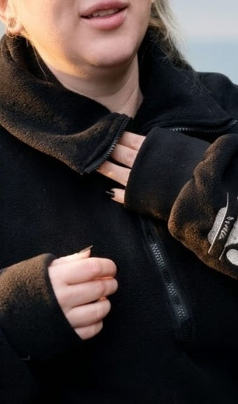 Personalised fleece jumper