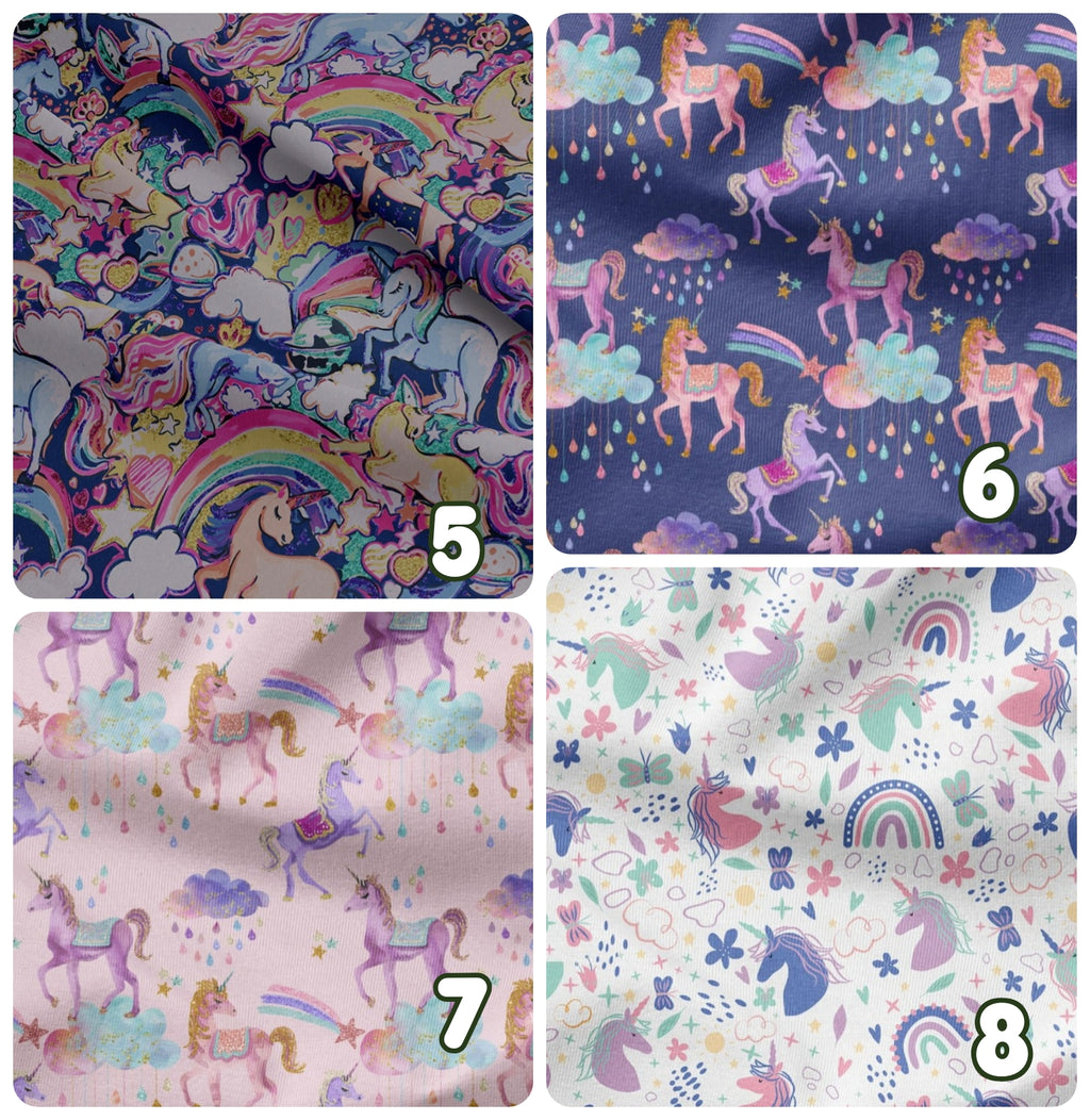 Eco fleece dinosaurs and unicorns jumpers