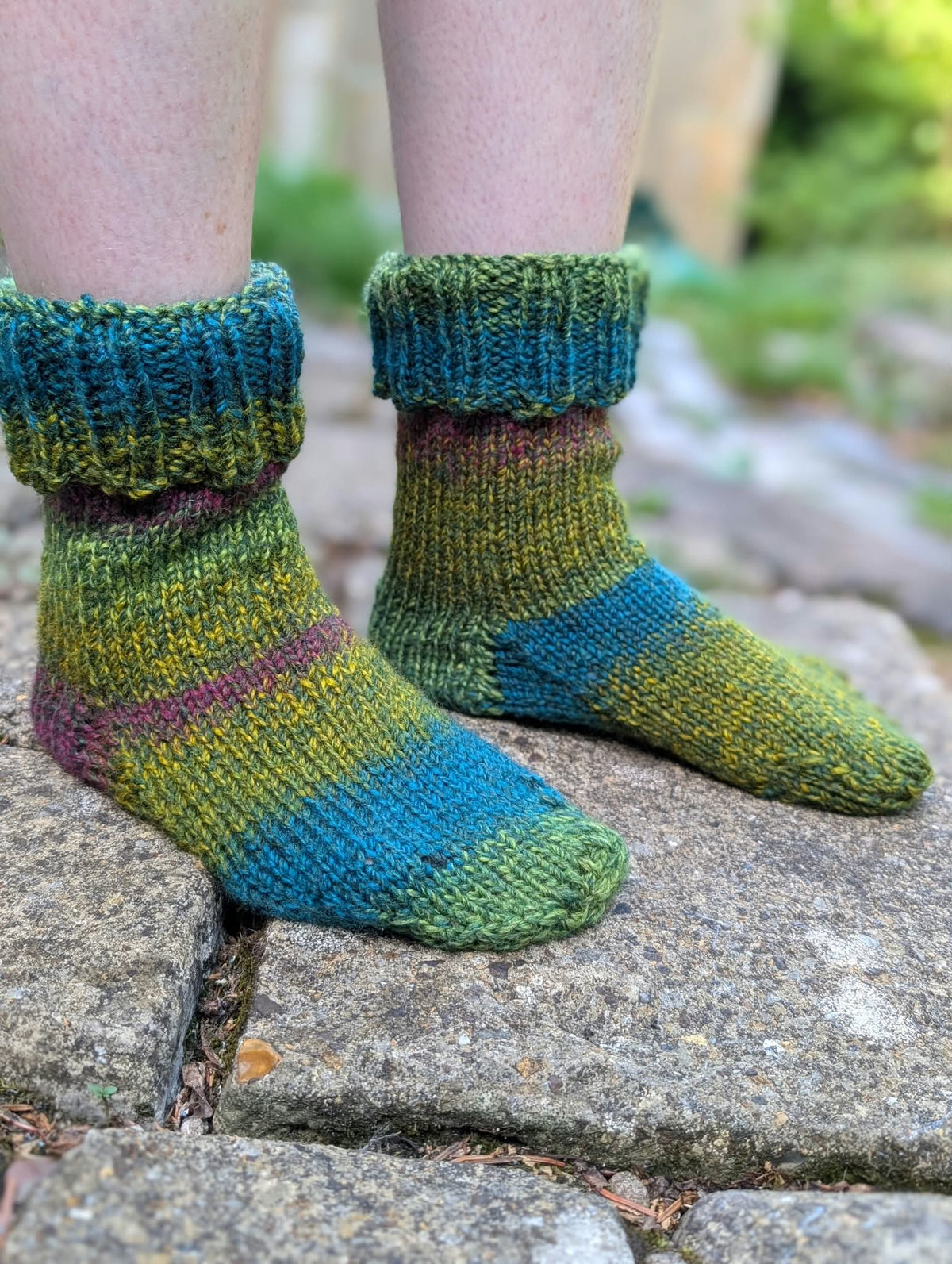 Knitted socks