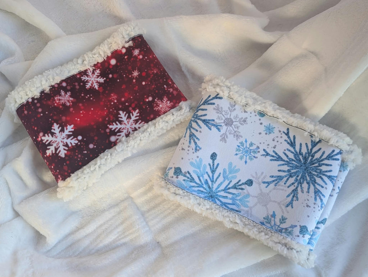 Sherpa lined Christmas snoods