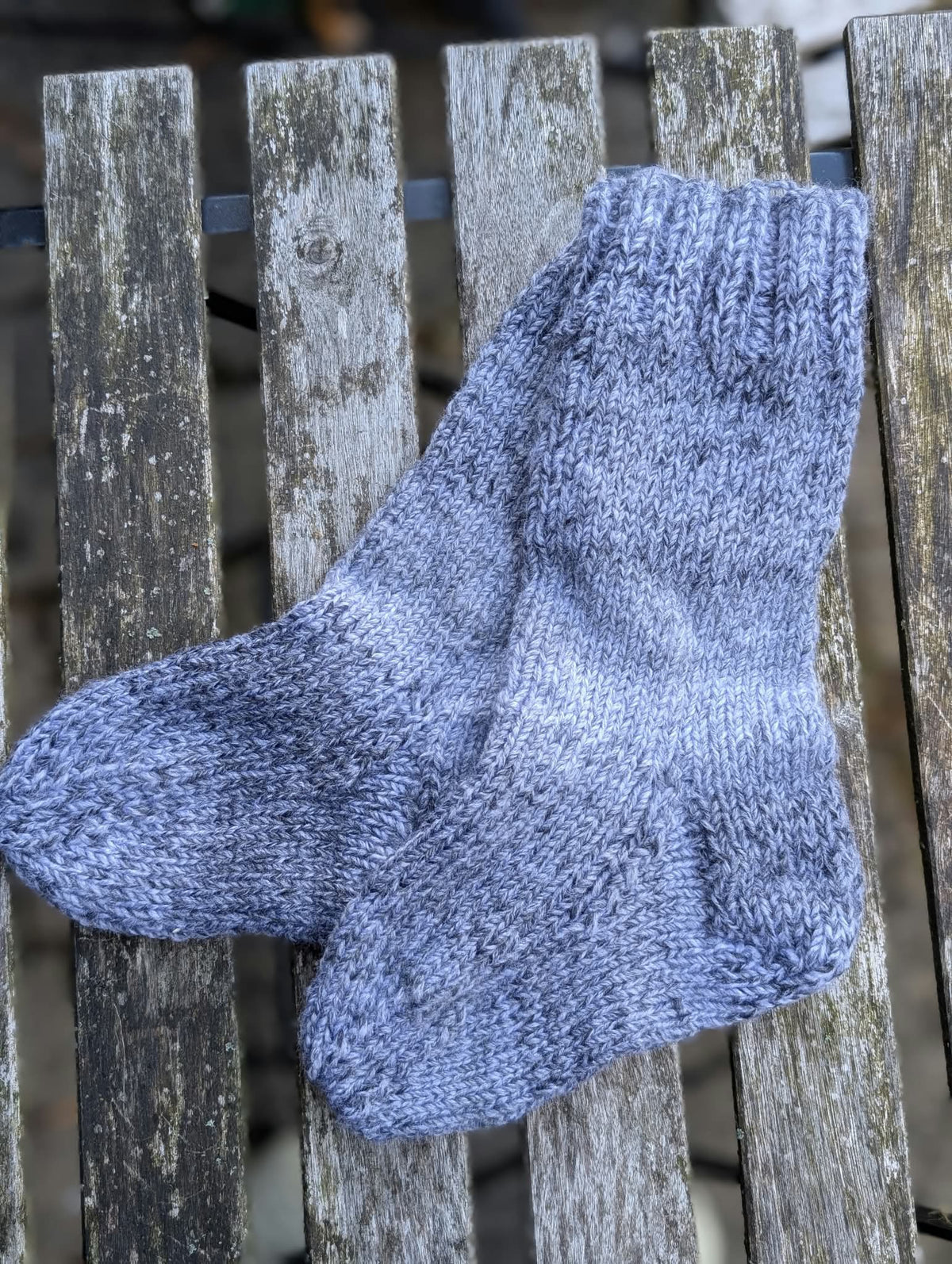 Knitted socks