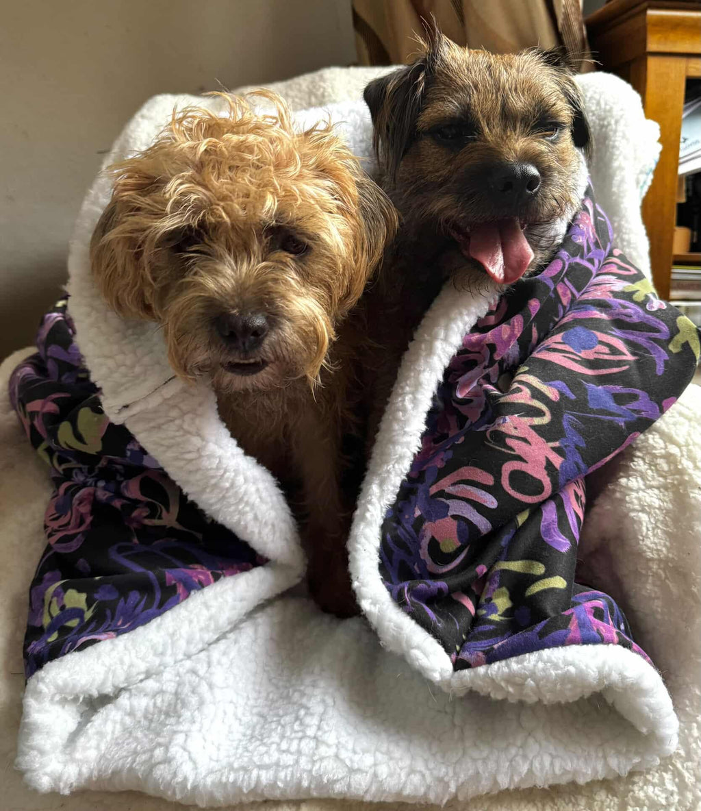 Large sherpa lines snuggle sack