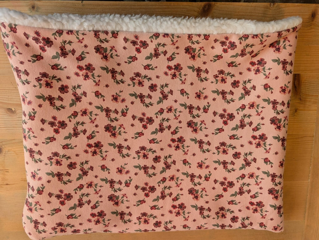 Sherpa lined snuggle sack