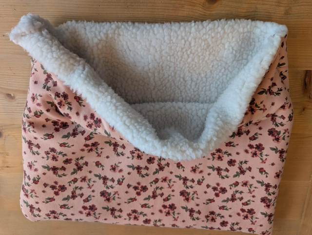 Sherpa lined snuggle sack