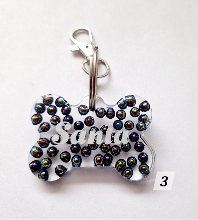Pearl resin tag