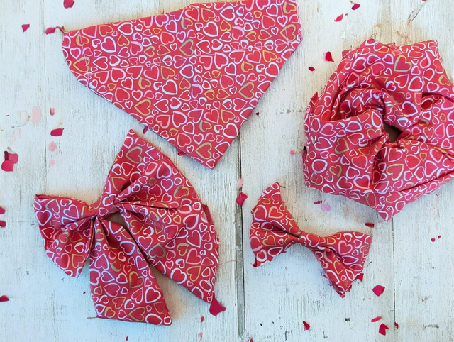 Valentine's Day cotton accessories